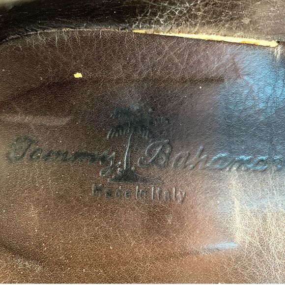 Tommy Bahama Italian Leather Roman Fisherman Sandals Brown Size 12 Woven Summer - Picture 9 of 13